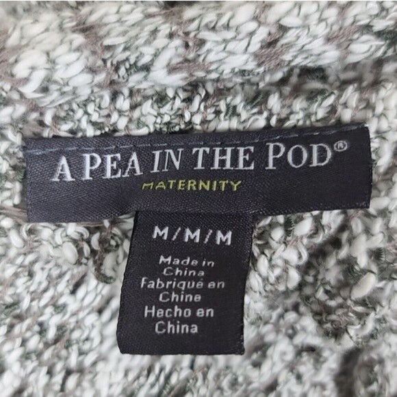 A Pea In The Pod Maternity Sleeveless Long Grey Cardigan M - Picture 5 of 7